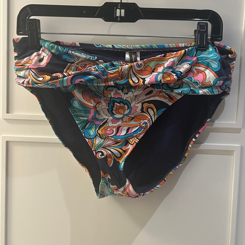 Tommy Bahama Oasis Blossoms High-Waist Bikini Bottom